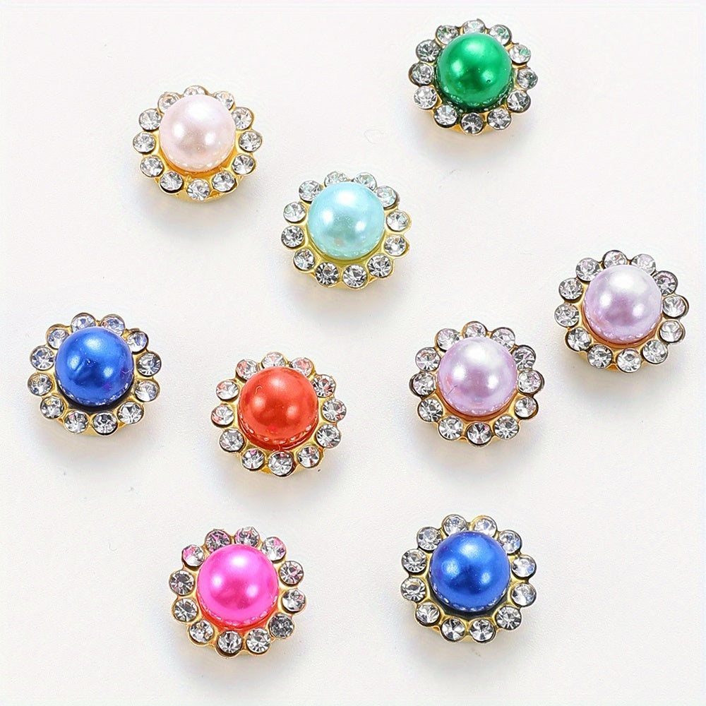 Acrylic Diamond Imitation Pearl Patches