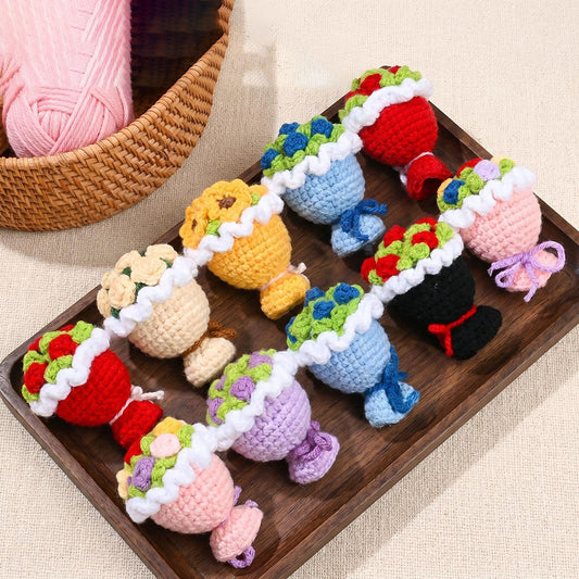1/3-Piece Stuffed Plant Flower Charms