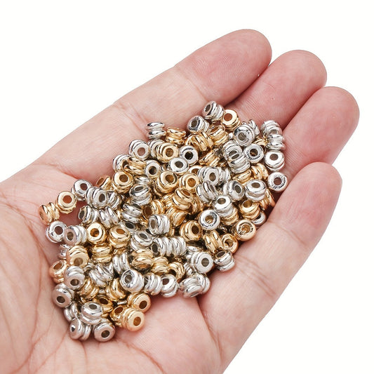 100PCS 9mm Pentagonal Gear Pattern Plastic Bead Set