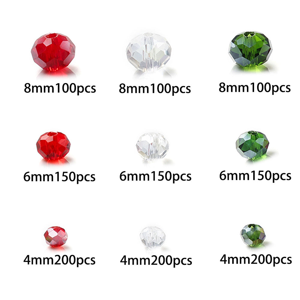 Mixed Christmas and Halloween Glass Bead Set
