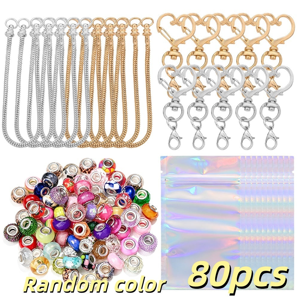 20PCS Beaded Keychain Making Set