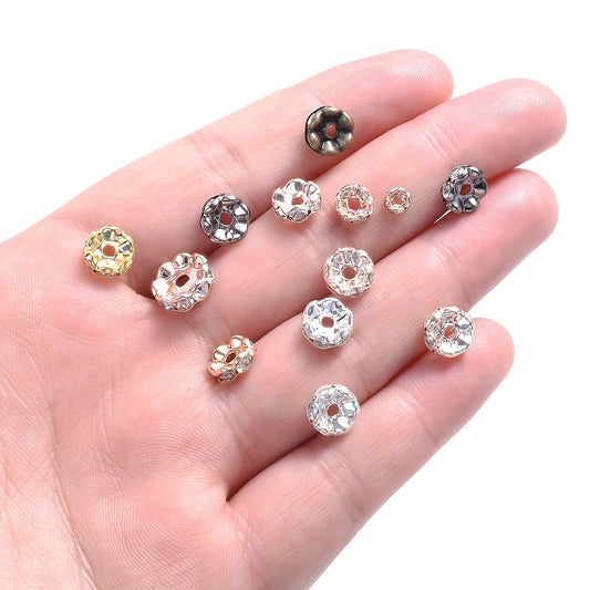 Metal Czech Flower Spacer Beads