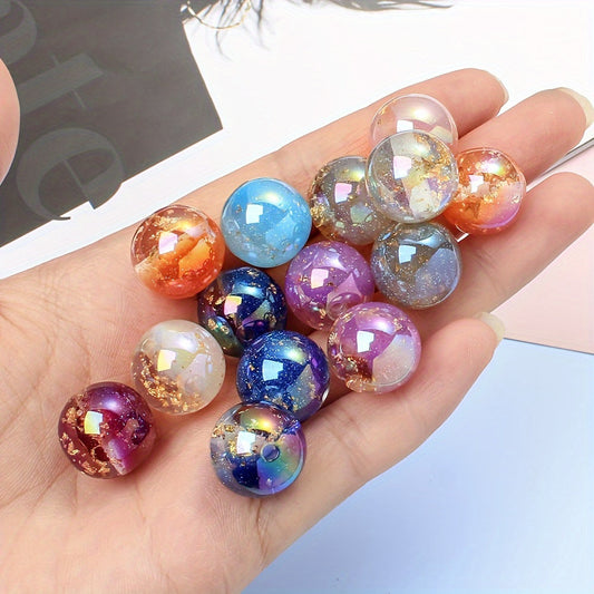 Colored Round Acrylic Beads