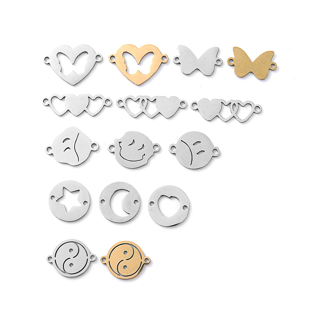 Stainless Steel Heart Connectors