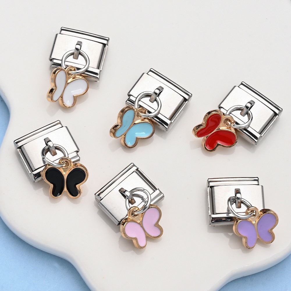 Mixed Style Stainless Steel Modular Charms