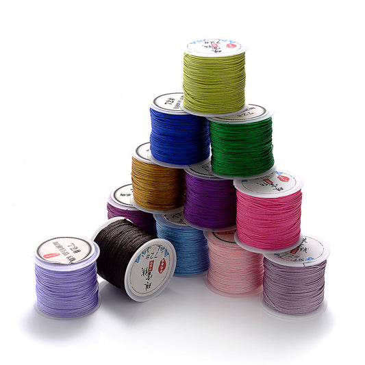 Multicolor Nylon Cord for Jewelry and Macrame Crafts