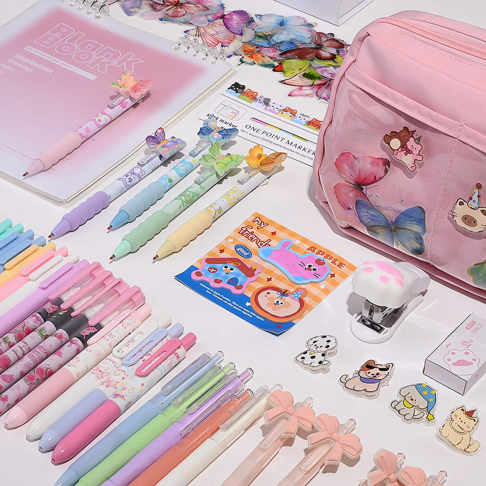 130PCS Writing & Stationery Gift Set with Pen Case