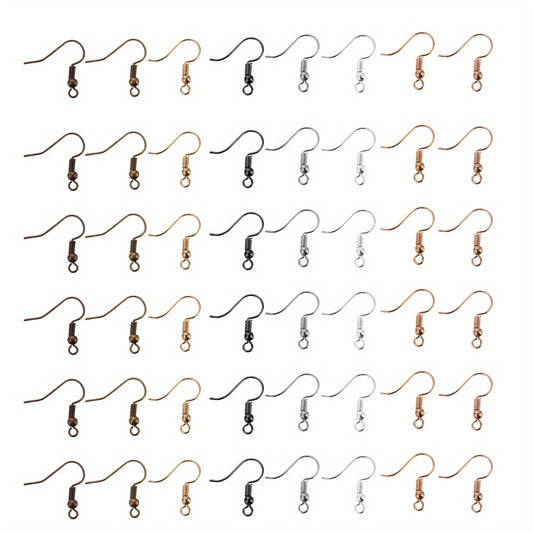 50-Piece 20x17 mm Ball & Coil Earring Hooks