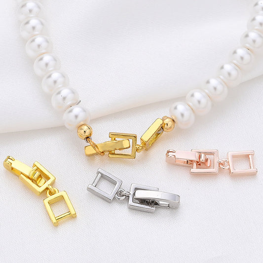 Square Double Clasp Connectors
