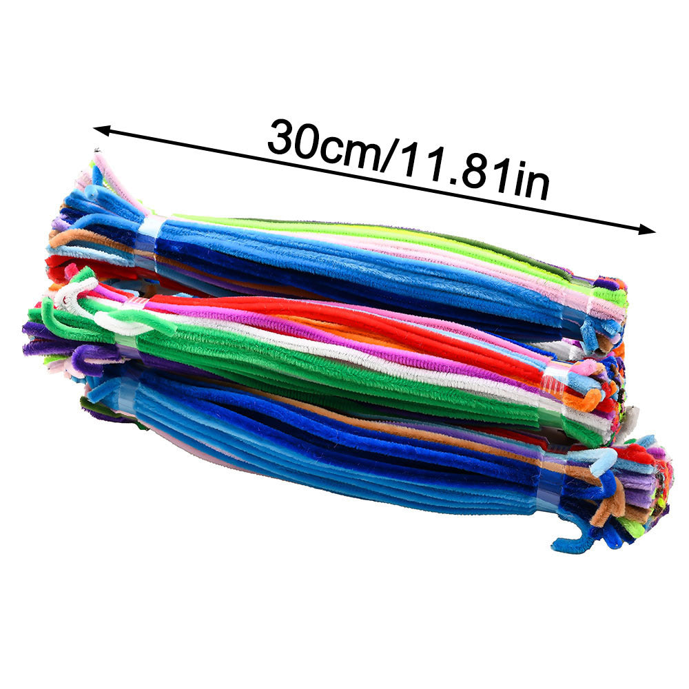 Mixed Color Fuzzy Twist Sticks