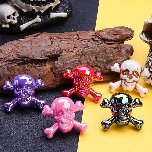 Halloween Skull Acrylic Beads