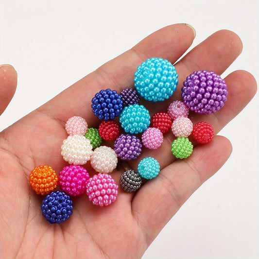 20/50pcs Multicolor Acrylic Bayberry Beads