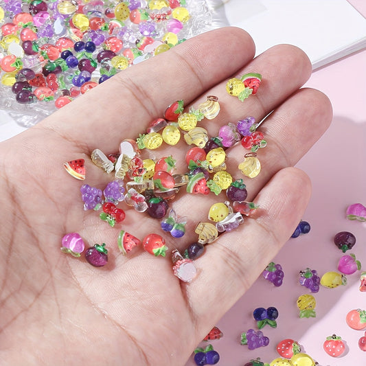 Mixed Fruit Acrylic Charms