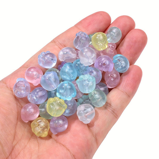 Cat Paw Acrylic Luminous Beads