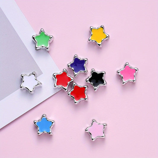 Pentagram Plastic Spacer Beads