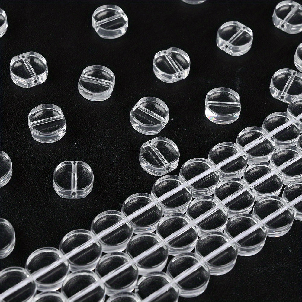 Transparent Crystal Round Beads