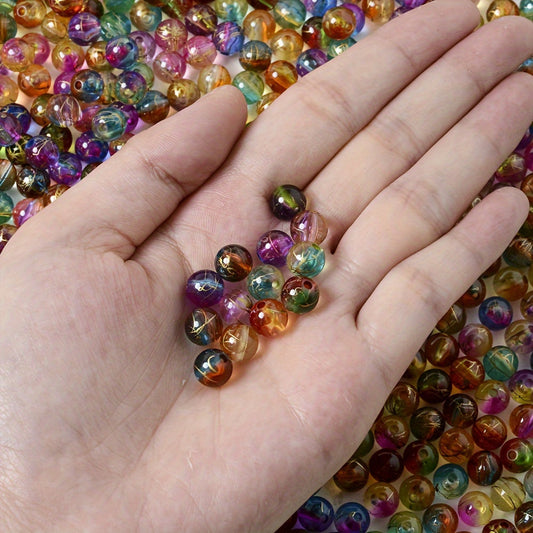 Sparkling Acrylic Spacer Beads