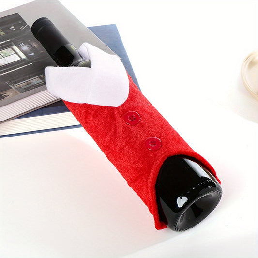 Christmas Velvet Wine Bottle Hat Covers
