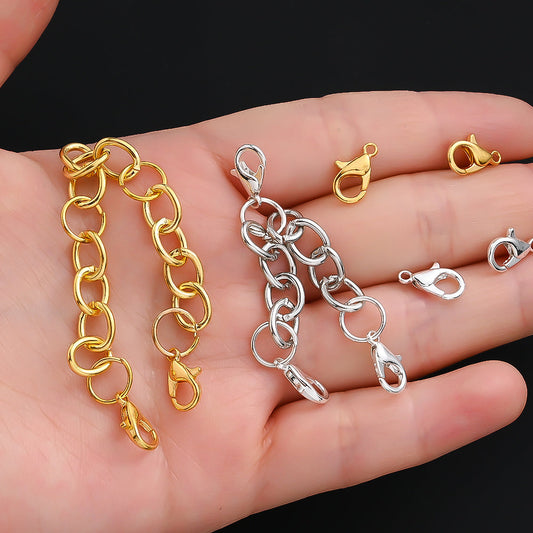 Gold and Silver Jewelry Findings Set