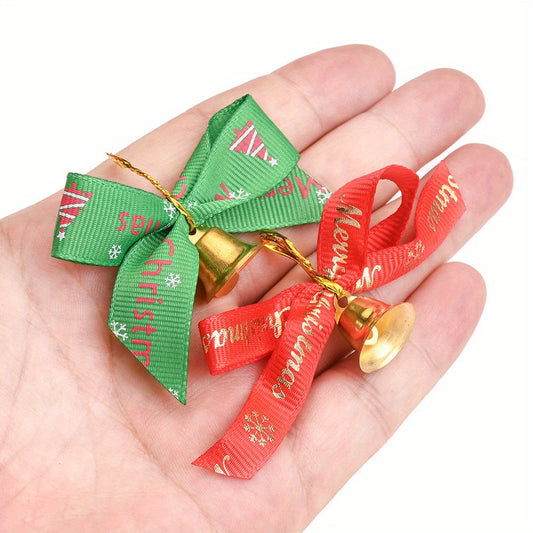 Christmas Bell Bow Decorations