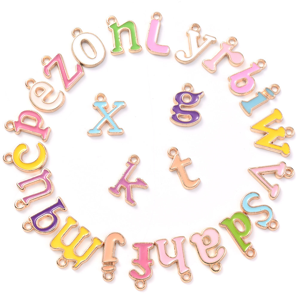 A-Z Letter Alloy Pendant Charms