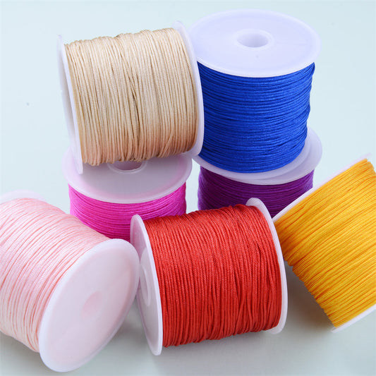 20m 0.8mm Colorful Nylon Chinese Knot Cord