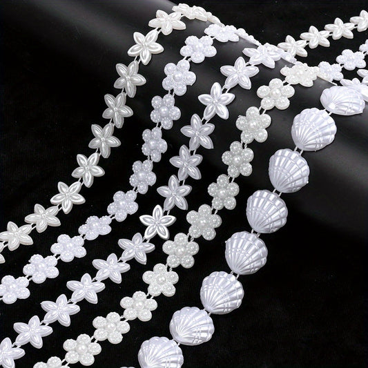 2M Faux Pearl Shell Garland Strand