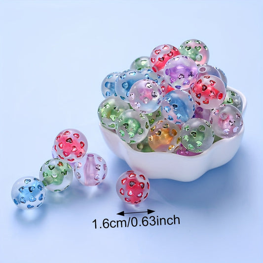 Starfish Heart Acrylic Beads