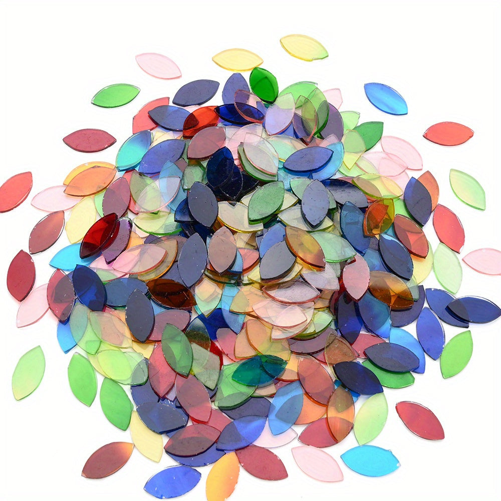 Multicolor Irregular Glass Beads