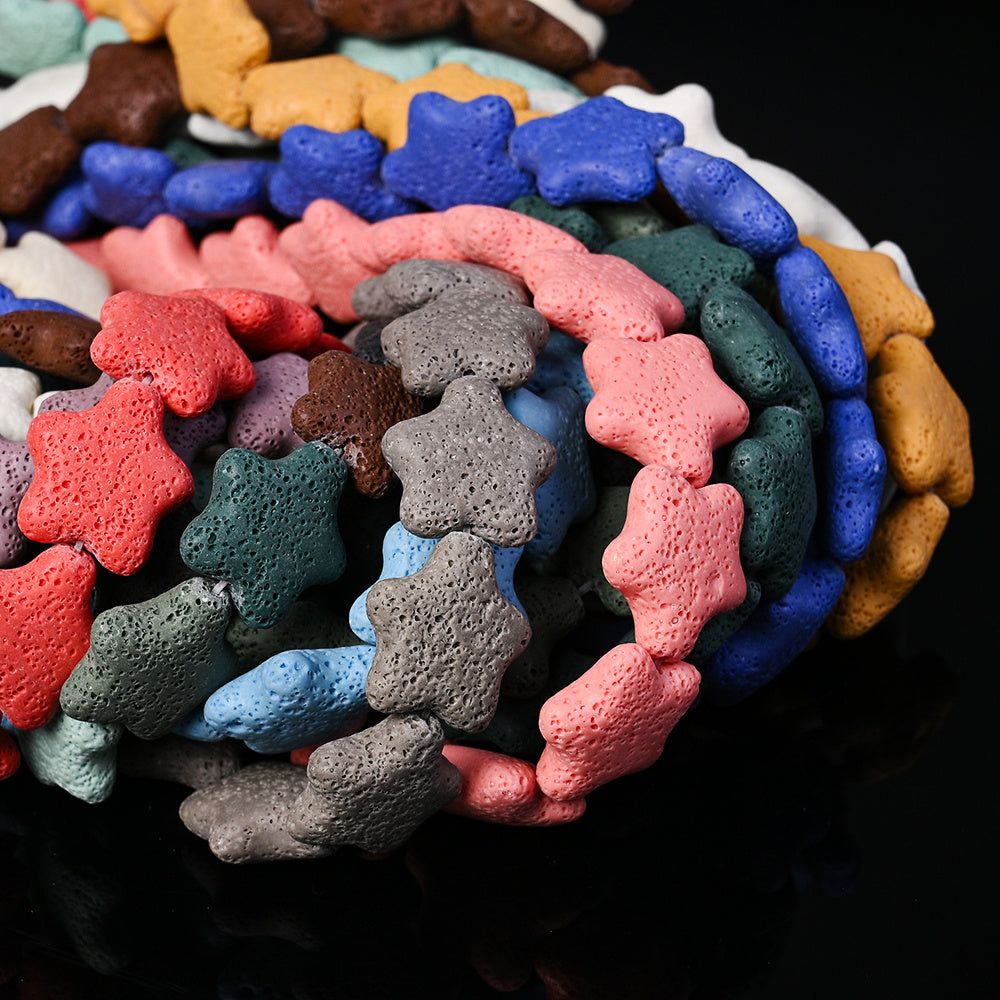 Colorful Star Stone Bead