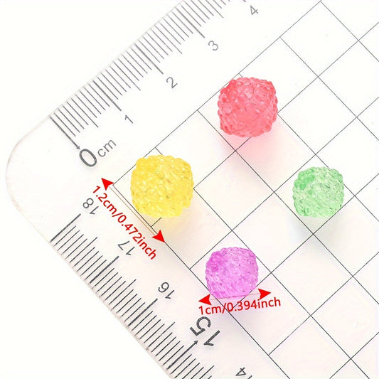 Clear Bayberry Acrylic Beads
