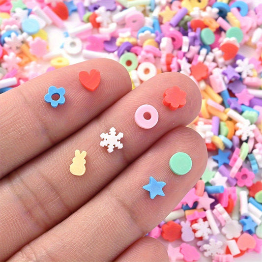 10g 2–6mm Soft Clay Bead Set