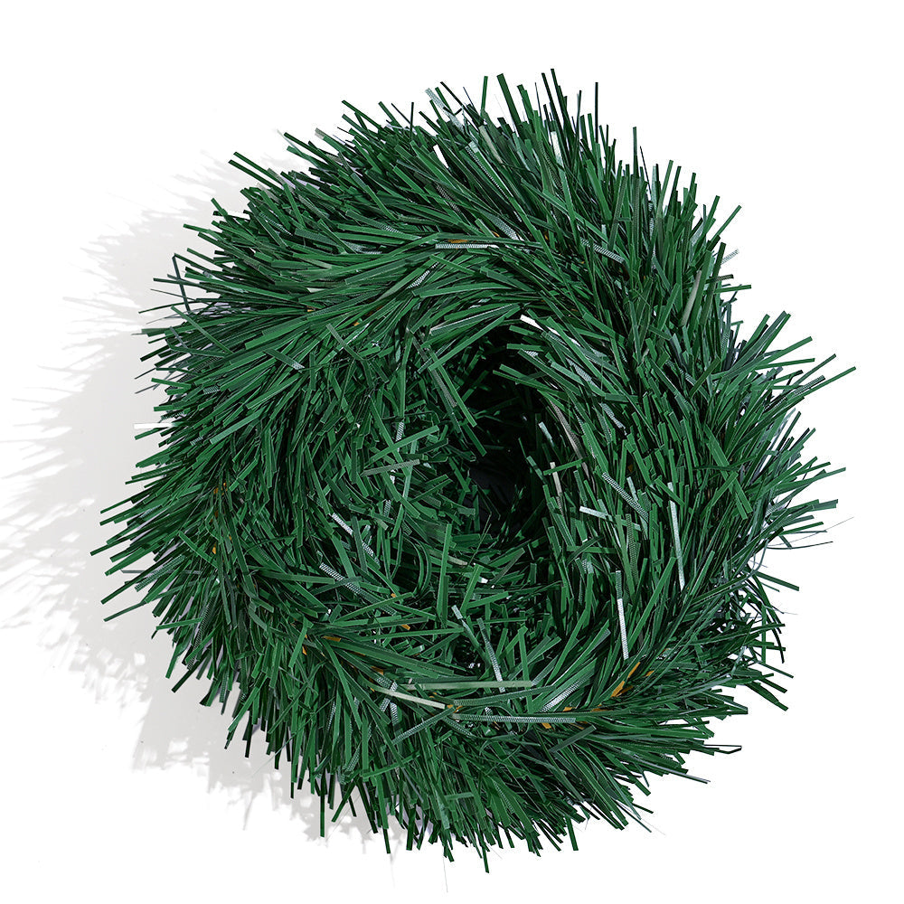 Green Artificial Christmas Grass Rattan