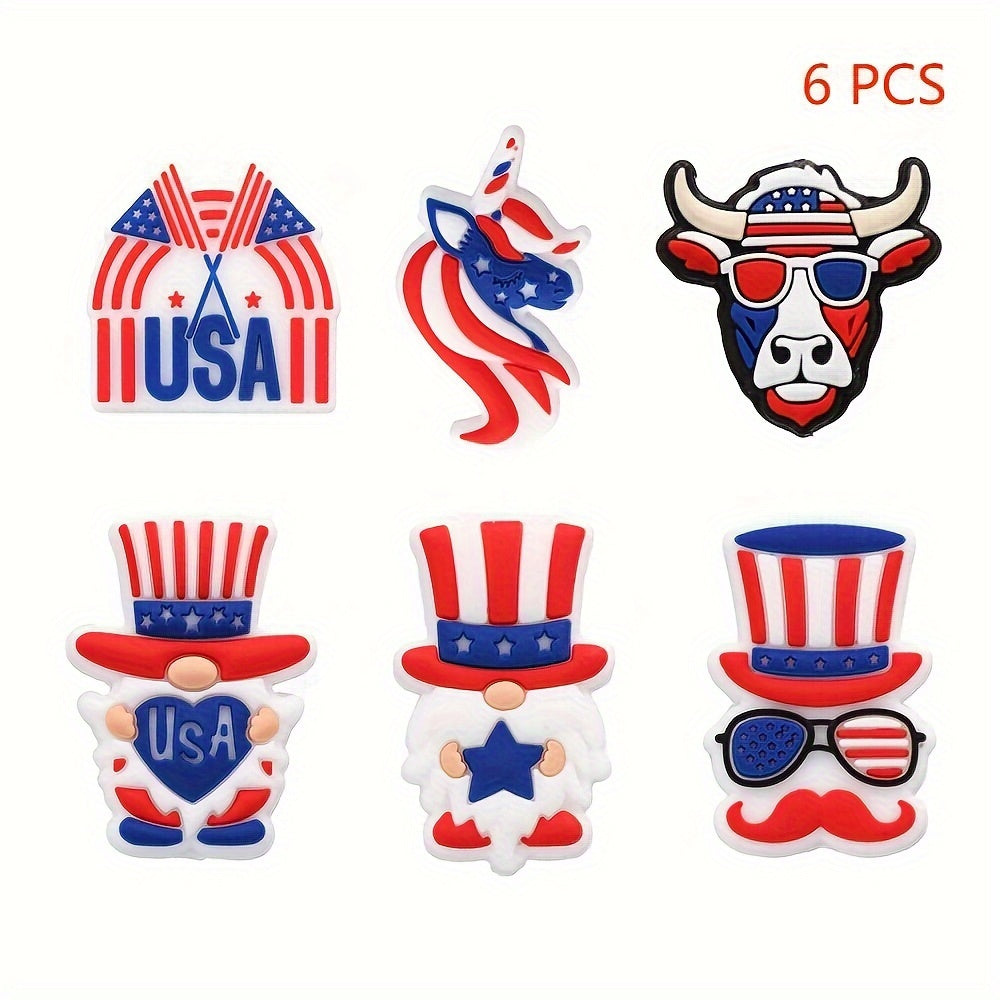 Patriotic Silicone Beads Independence Day Kit