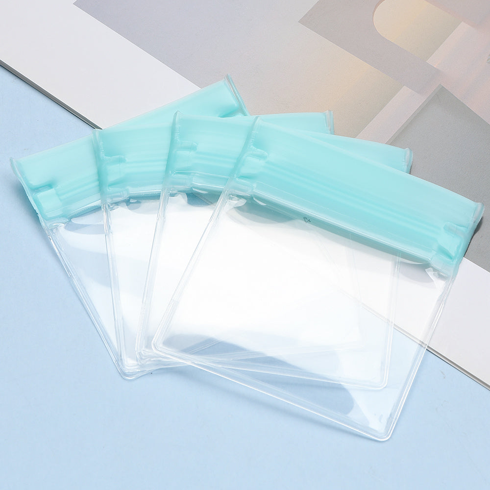 10-Piece Clear Plastic Self-Sealing Jewelry Packaging Bags