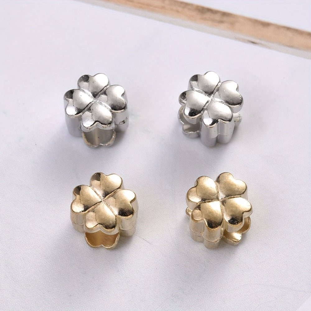 50-Piece 10 mm Heart & Flower CCB Beads
