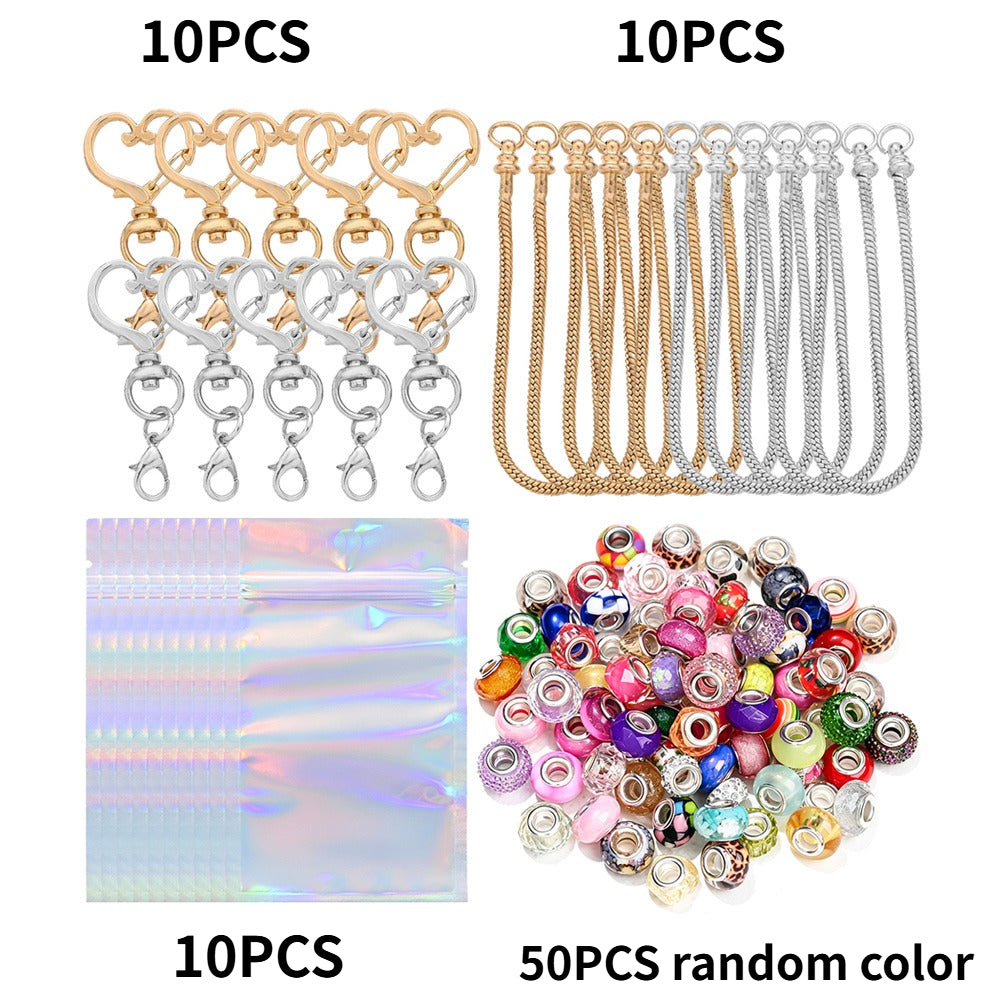 Star Beadable Keychain Set