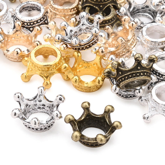 Vintage Alloy Crown Miniature Ornaments