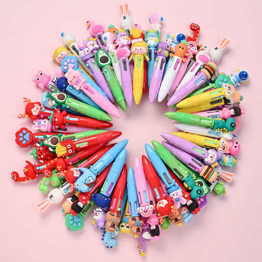 Cartoon Animal Retractable Ballpoint Pens
