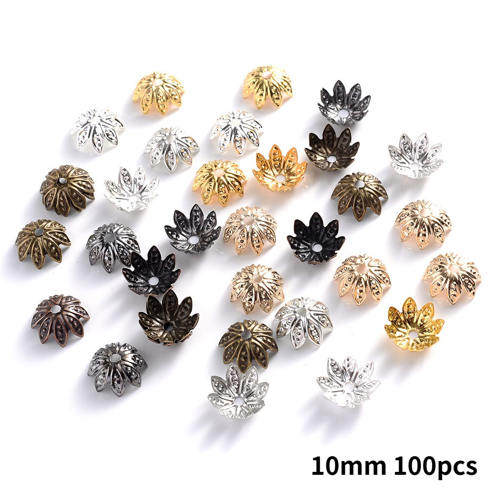 Lotus Metal Bead Caps