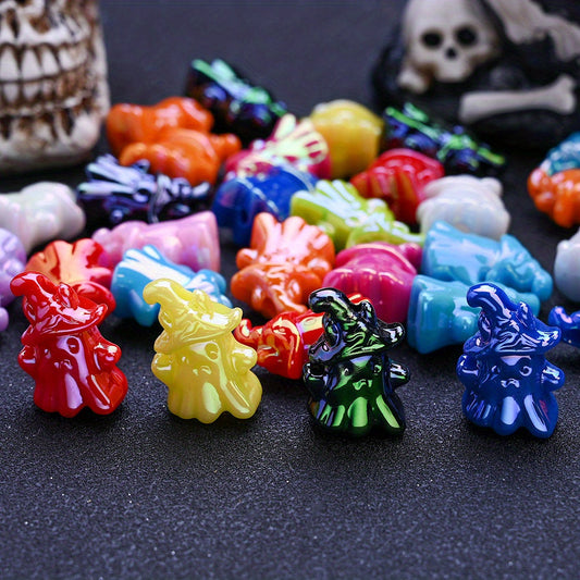 Halloween Ghost Acrylic Beads