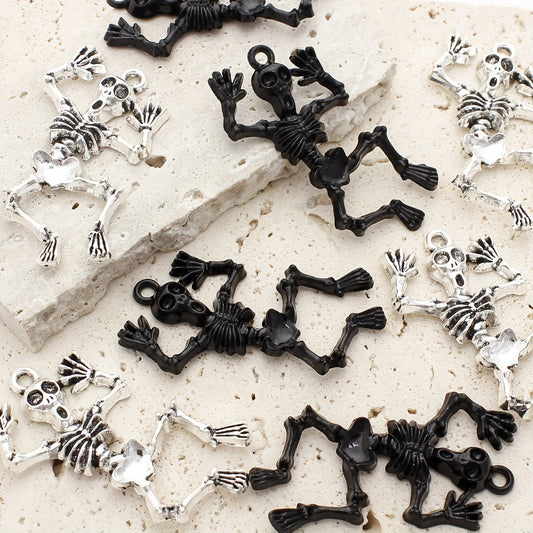 Two Color Skull Alloy Pendants