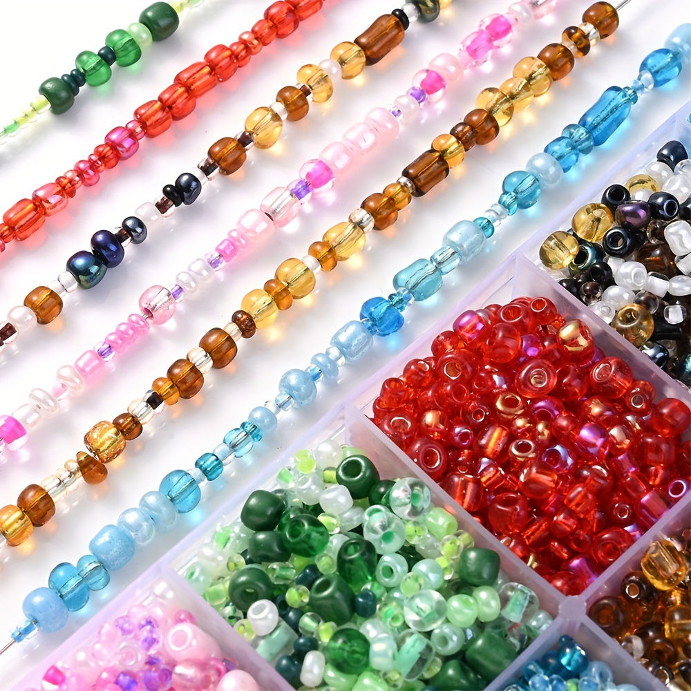 20g 2-4mm Colorful Glass Seed Beads