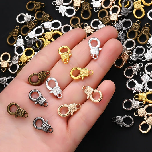 Mixed Color Metal Lobster Clasps