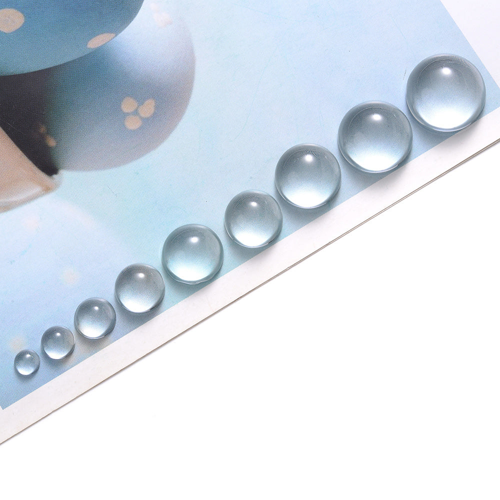 20/50PCS Transparent Dome Glass Cabochon Set