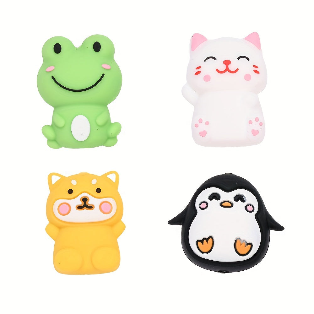 3D Animal Silicone Beads