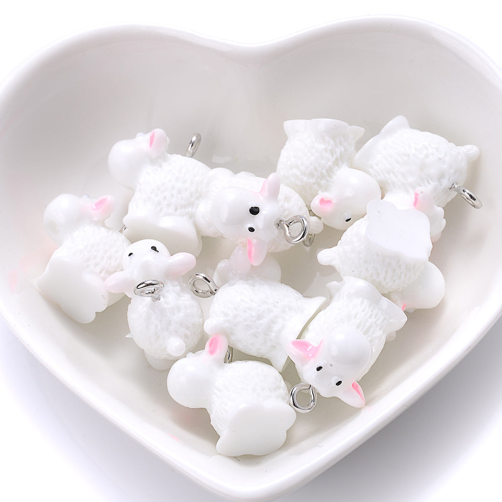 Resin Lamb Pendants