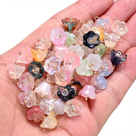 Lily of the Valley Glass Pendants