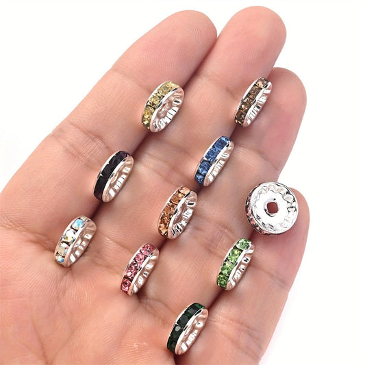 20PCS 4×12mm Multicolor Spacer Bead Connector Set