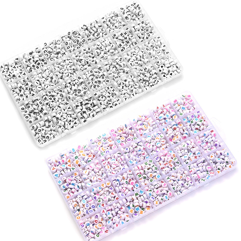 Acrylic Letter Beads Set